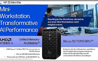 HP Z2 Mini AI Pervormance