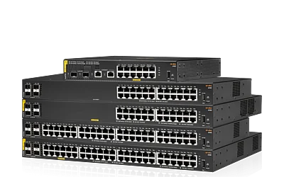 Aruba 6100 48G Class4 PoE 4SFP+ 370W Switch 